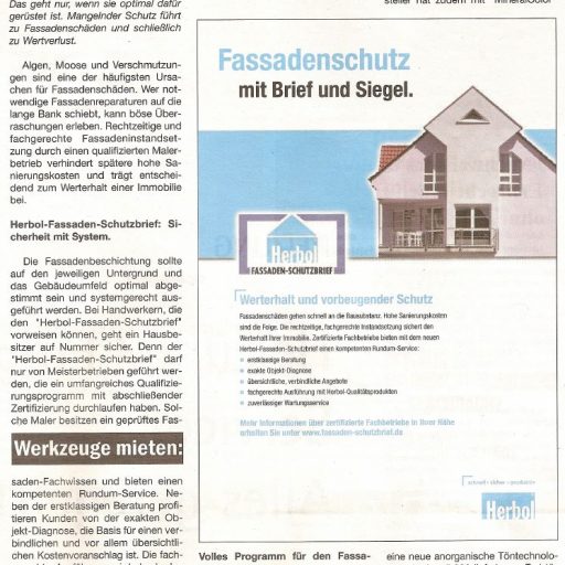 September 2005 - Fassadenschutzbrief